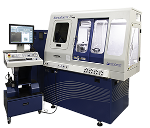 Nanoform Xug flood coolant ultra precision lathe