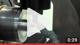 Vertical grinding concave spherical shape