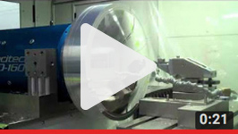 Diamond turning a convex mirrror